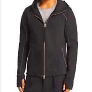 Thom Krom Black Zip Hoodie Jacket